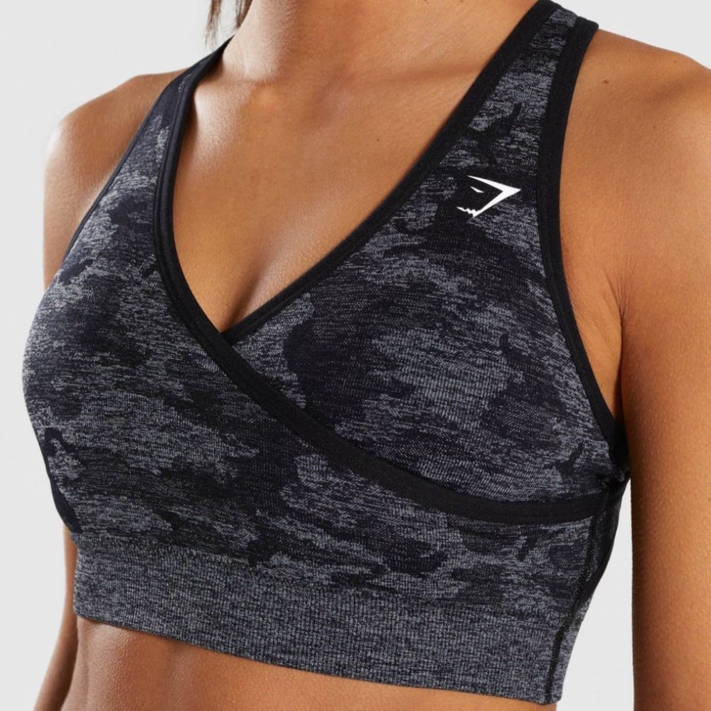Gymshark Camo Seamless Sports Bra